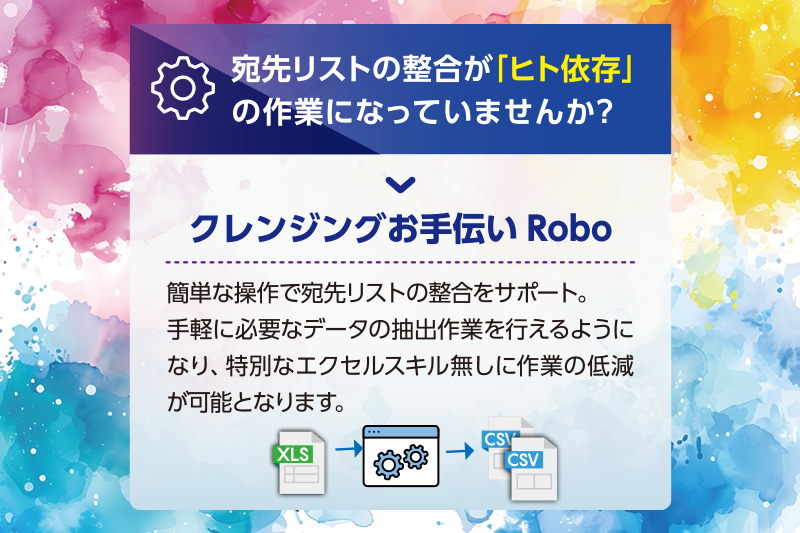 クレンジングお手伝いRobo